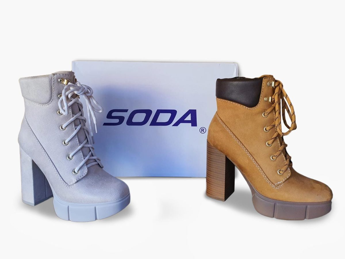 Ankle Heel Lace Up Boots (2) Ankle Heel Lace Up Boots